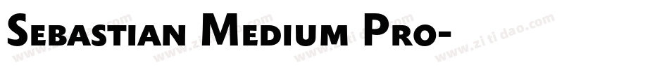 Sebastian Medium Pro字体转换